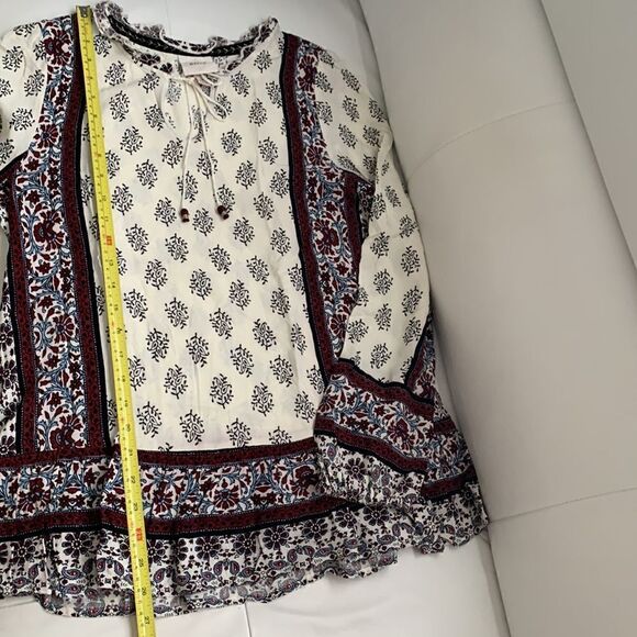 Knox Rose Rayon Long Sleeve Lightweight Top Tunic Size M - Picture 7 of 10